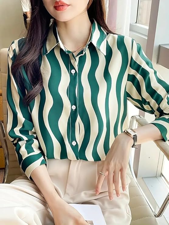 GRECIILOOKS Shirt for Women Stylish | Long Shirt for Women | Oversized Shirt for Women | Women Shirt | Woman TOP