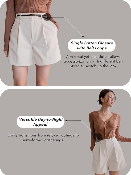 GRECIILOOKS Women’s Western Shorts – Trendy Knee Length Casual Bottoms | Relaxed Fit Summer Shorts for Girls & Women (Available in Plus Size)