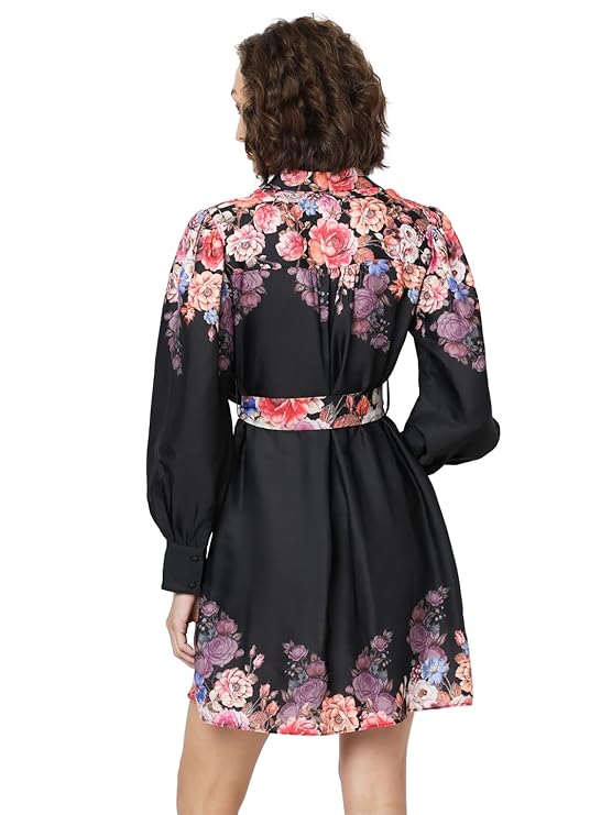 VERO MODA Women's Polyester Shirt Above The Knee Dress