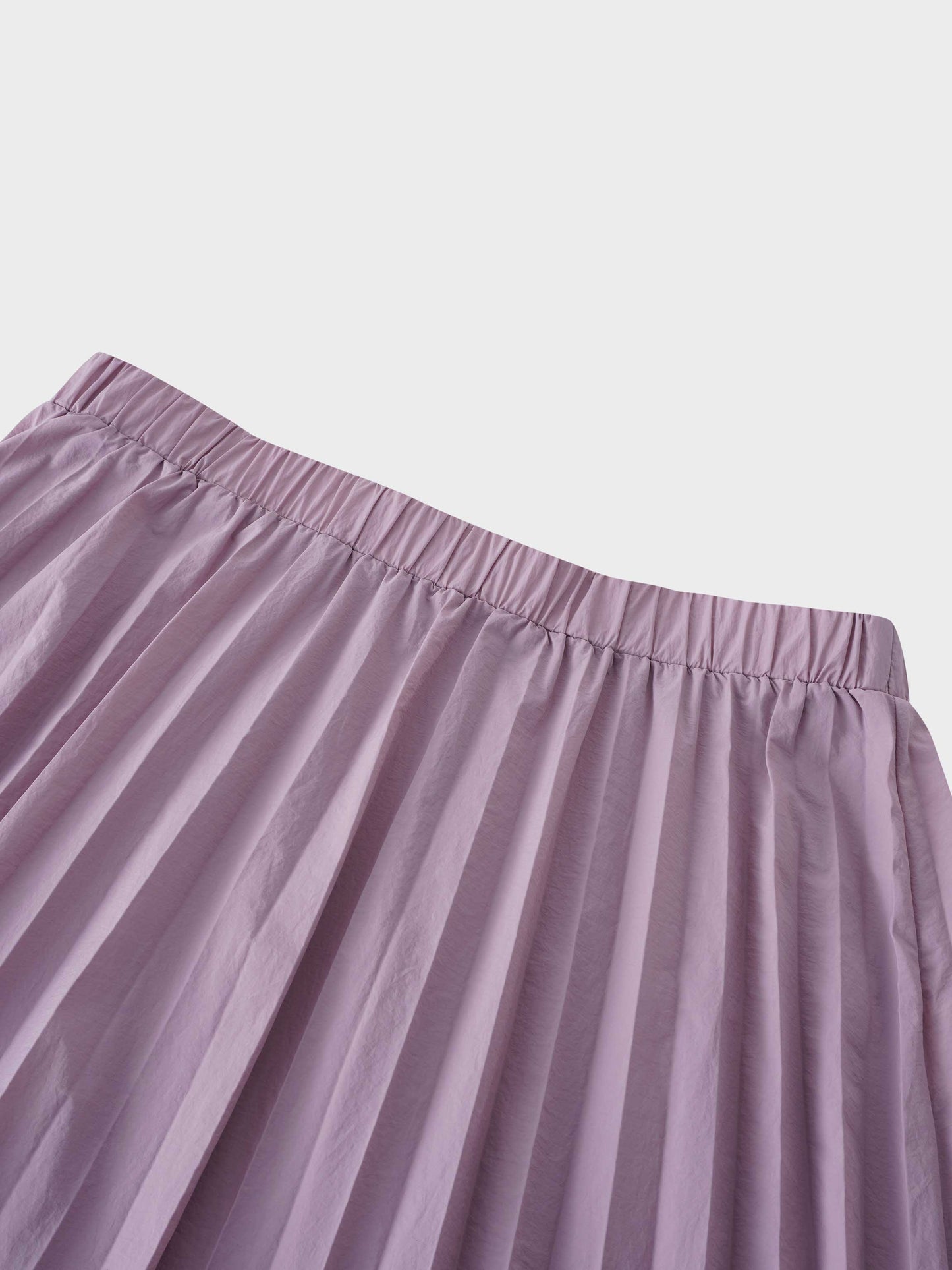Nylon Circle Skirt-Mauve-2