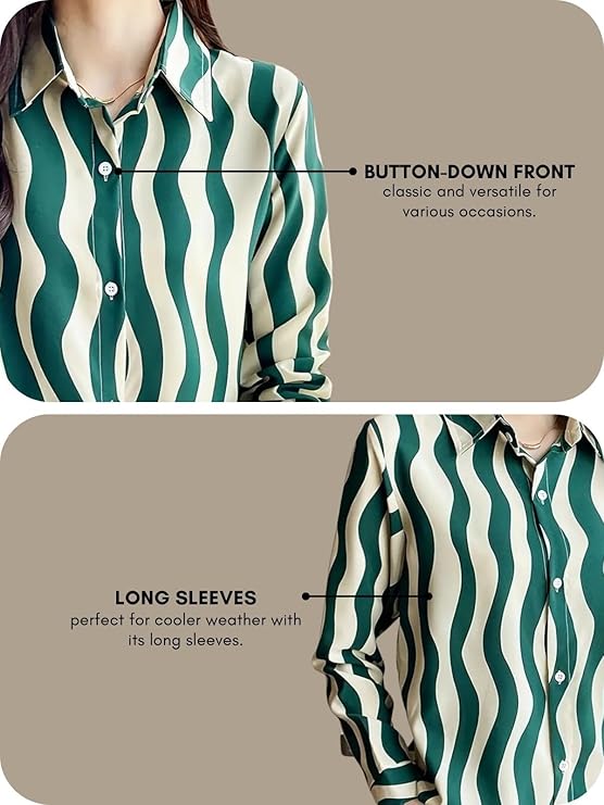 GRECIILOOKS Shirt for Women Stylish | Long Shirt for Women | Oversized Shirt for Women | Women Shirt | Woman TOP