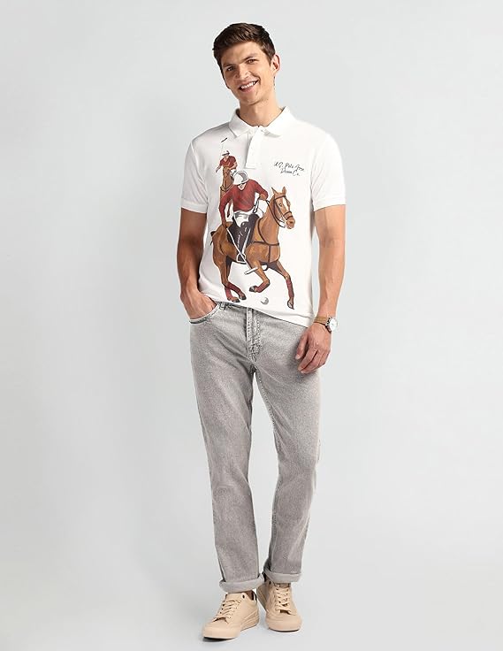 U.S. POLO ASSN. Men's Fitted Polo Shirt