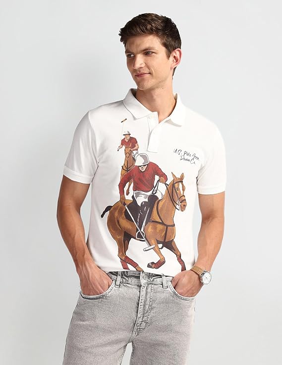 U.S. POLO ASSN. Men's Fitted Polo Shirt