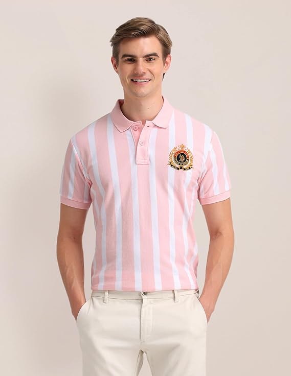 U.S. POLO ASSN. Men's Striped Slim Fit Polo Shirt