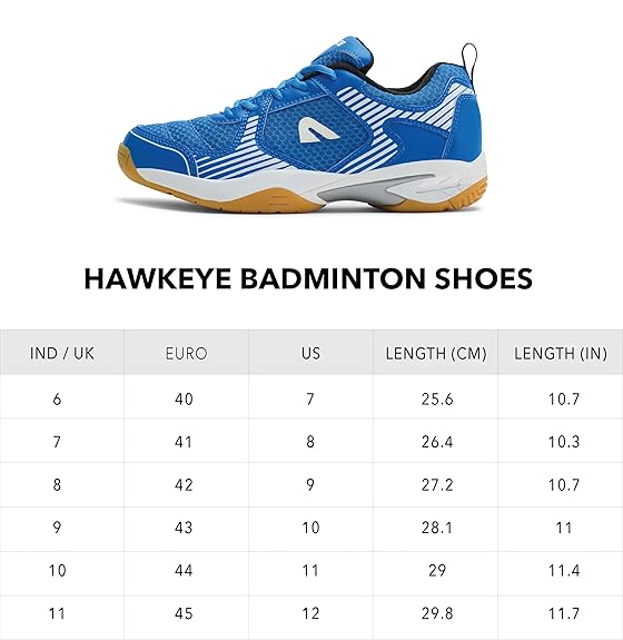 Boldfit Badminton Shoes Shuttle Non Marking Shoes for Badminton Men Light Badminton Shoes for Women & Badminton Shoes Men Breathable Non Marking Shoes for Badminton Anti Skid Pickleball Shoes Blue