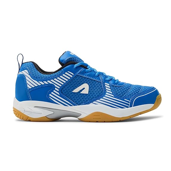 Boldfit Badminton Shoes Shuttle Non Marking Shoes for Badminton Men Light Badminton Shoes for Women & Badminton Shoes Men Breathable Non Marking Shoes for Badminton Anti Skid Pickleball Shoes Blue