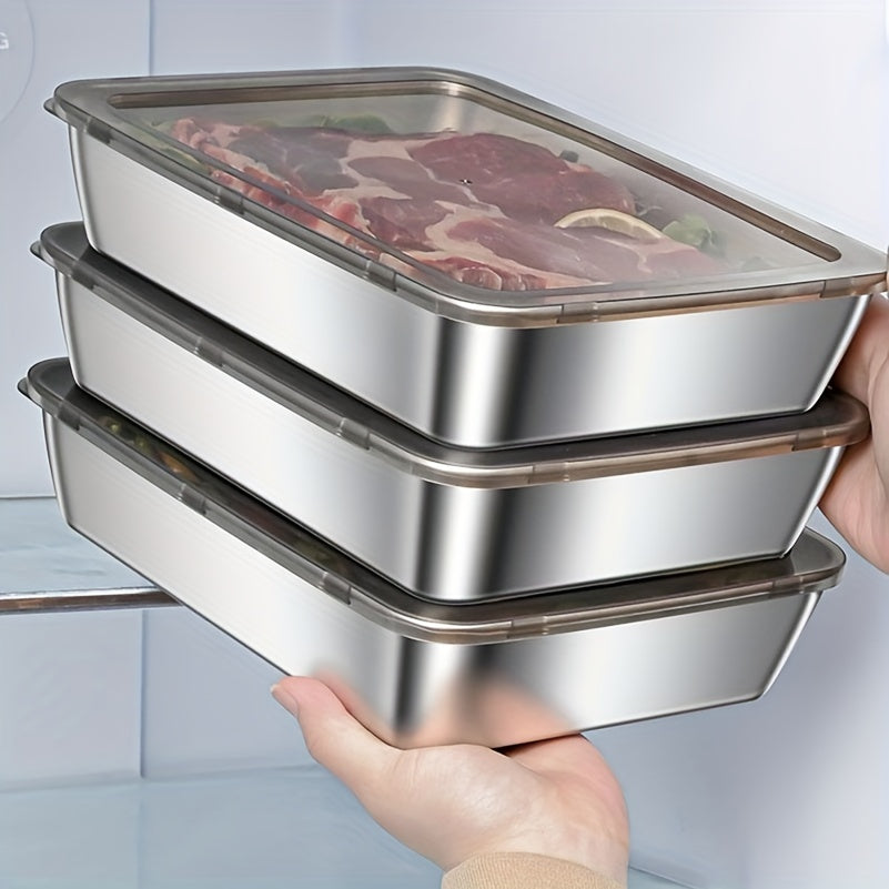 NNETM Leak-Proof Stainless Steel Food Storage Containers