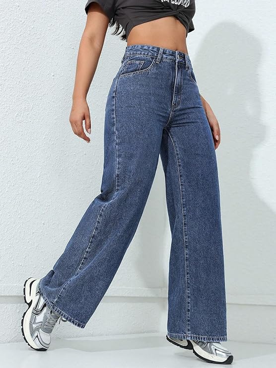 London Hills Women's Relaxed Fit High Rise Jeans || Woman Jean's || Women Baggy Jeans || Jean's for Womens || Loose Jean for Women's || Oversized Woman baggys