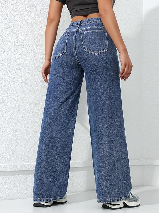 London Hills Women's Relaxed Fit High Rise Jeans || Woman Jean's || Women Baggy Jeans || Jean's for Womens || Loose Jean for Women's || Oversized Woman baggys