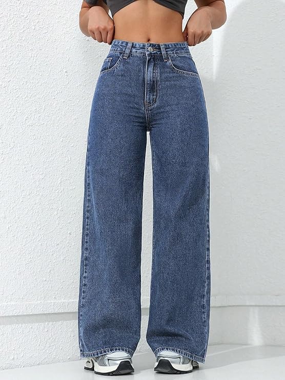 London Hills Women's Relaxed Fit High Rise Jeans || Woman Jean's || Women Baggy Jeans || Jean's for Womens || Loose Jean for Women's || Oversized Woman baggys