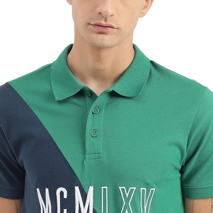 United Colors of Benetton Men's Solid Regular Fit Polo Shirt
