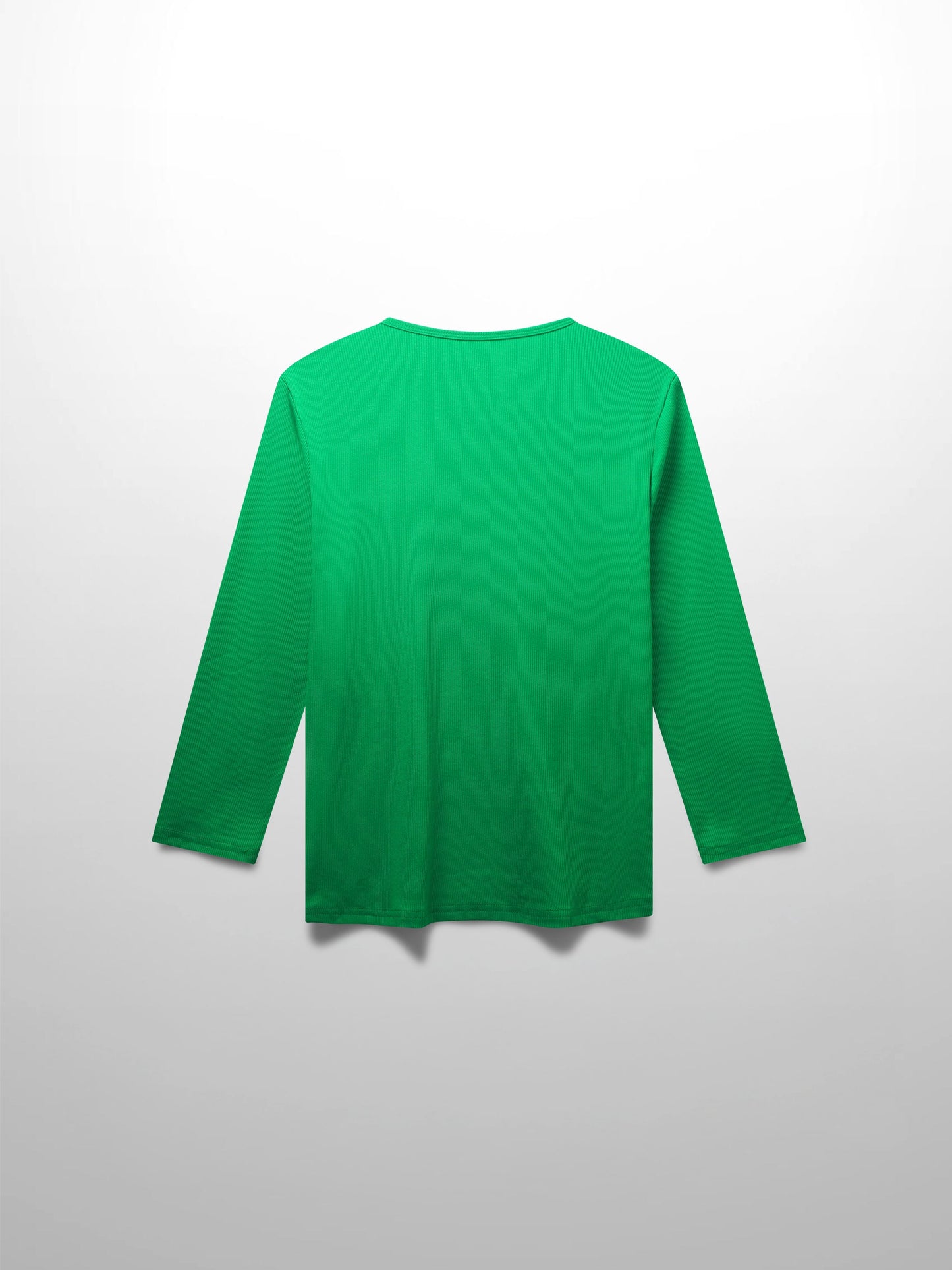 RIBBED HIGH V 3Q-MATCHA GREEN-1