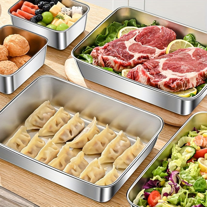 NNETM Leak-Proof Stainless Steel Food Storage Containers