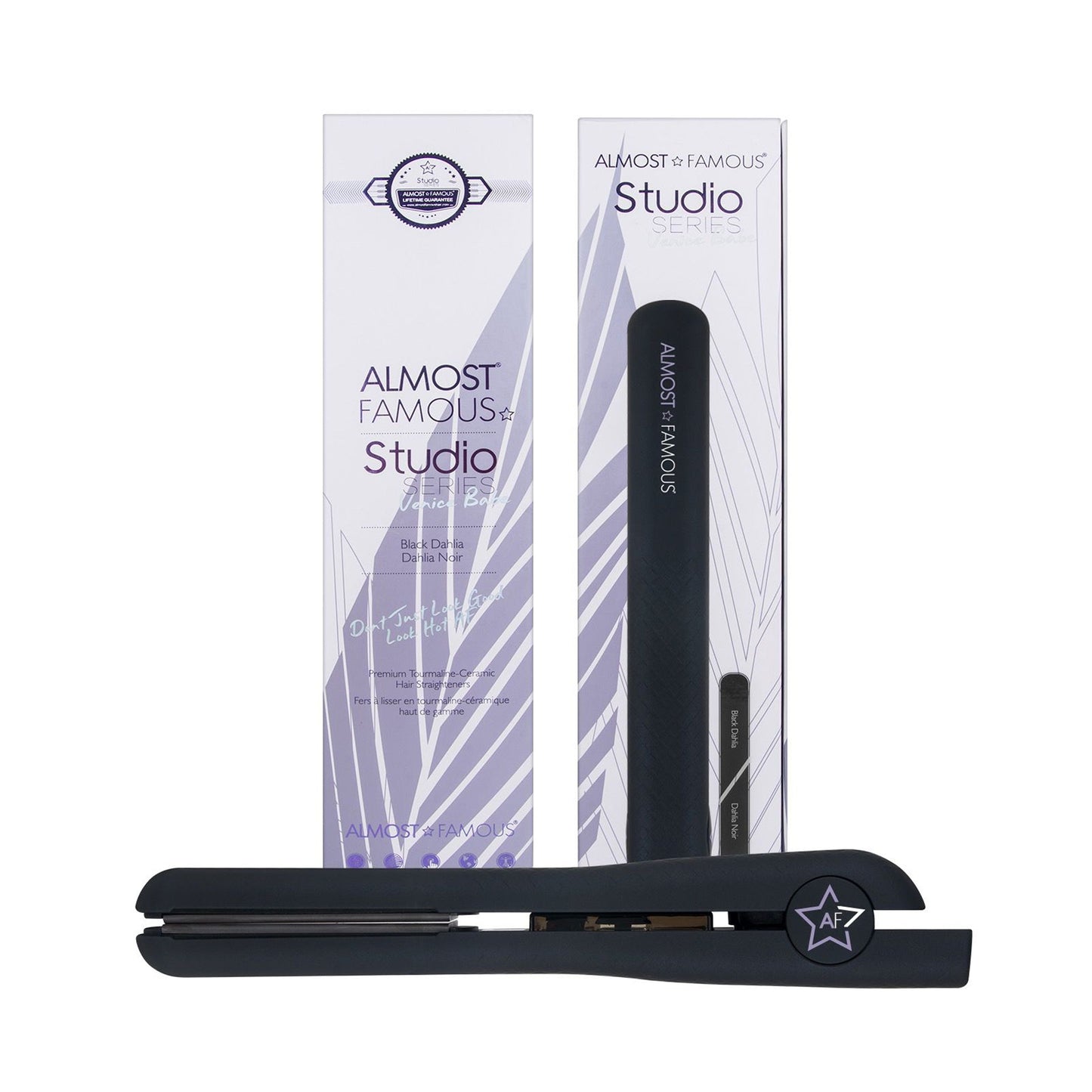 Venice Babe 1.25" Flat Iron with Luxe Gem Infused Plates