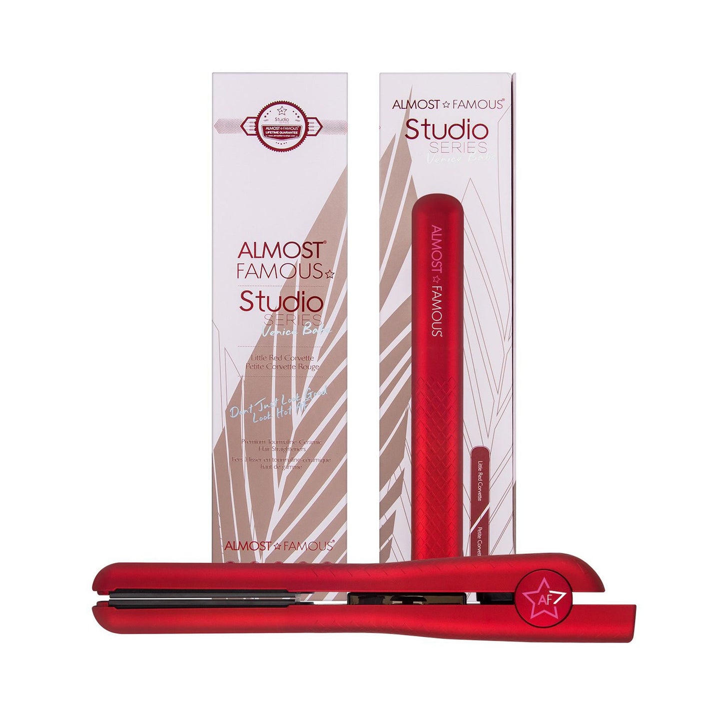 Venice Babe 1.25" Flat Iron with Luxe Gem Infused Plates
