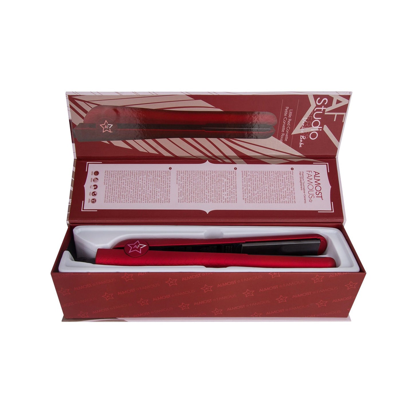 Venice Babe 1.25" Flat Iron with Luxe Gem Infused Plates