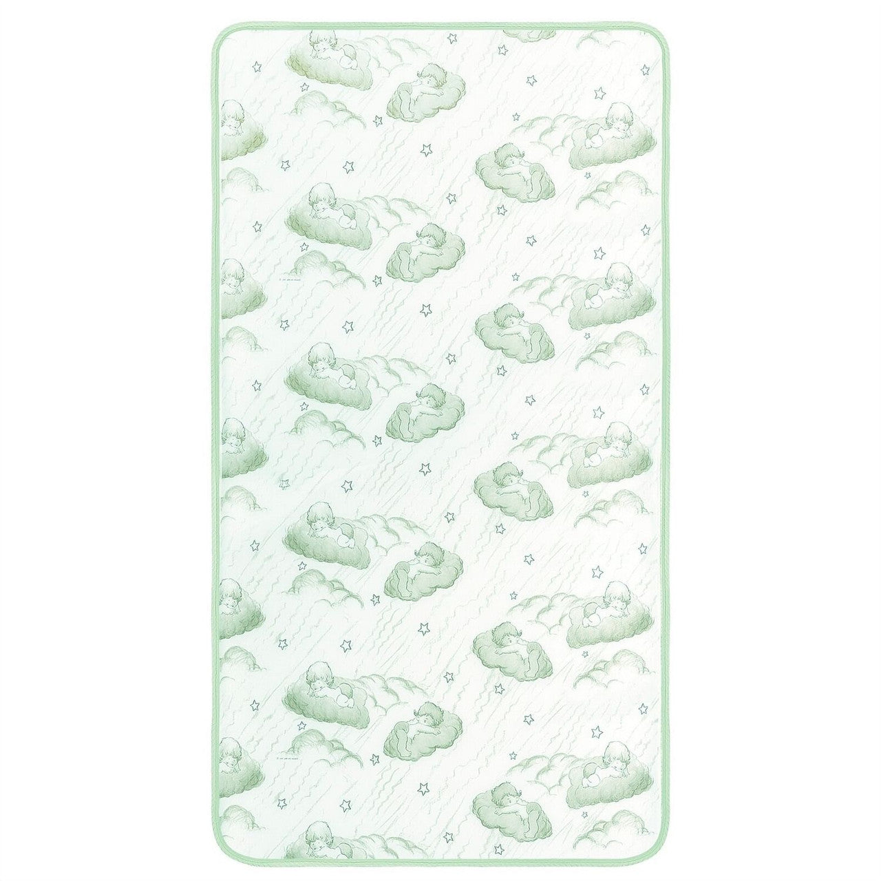 6-inch Firm Spring Coil Mattress Waterproof Standard Crib Mattress Made in USA-1