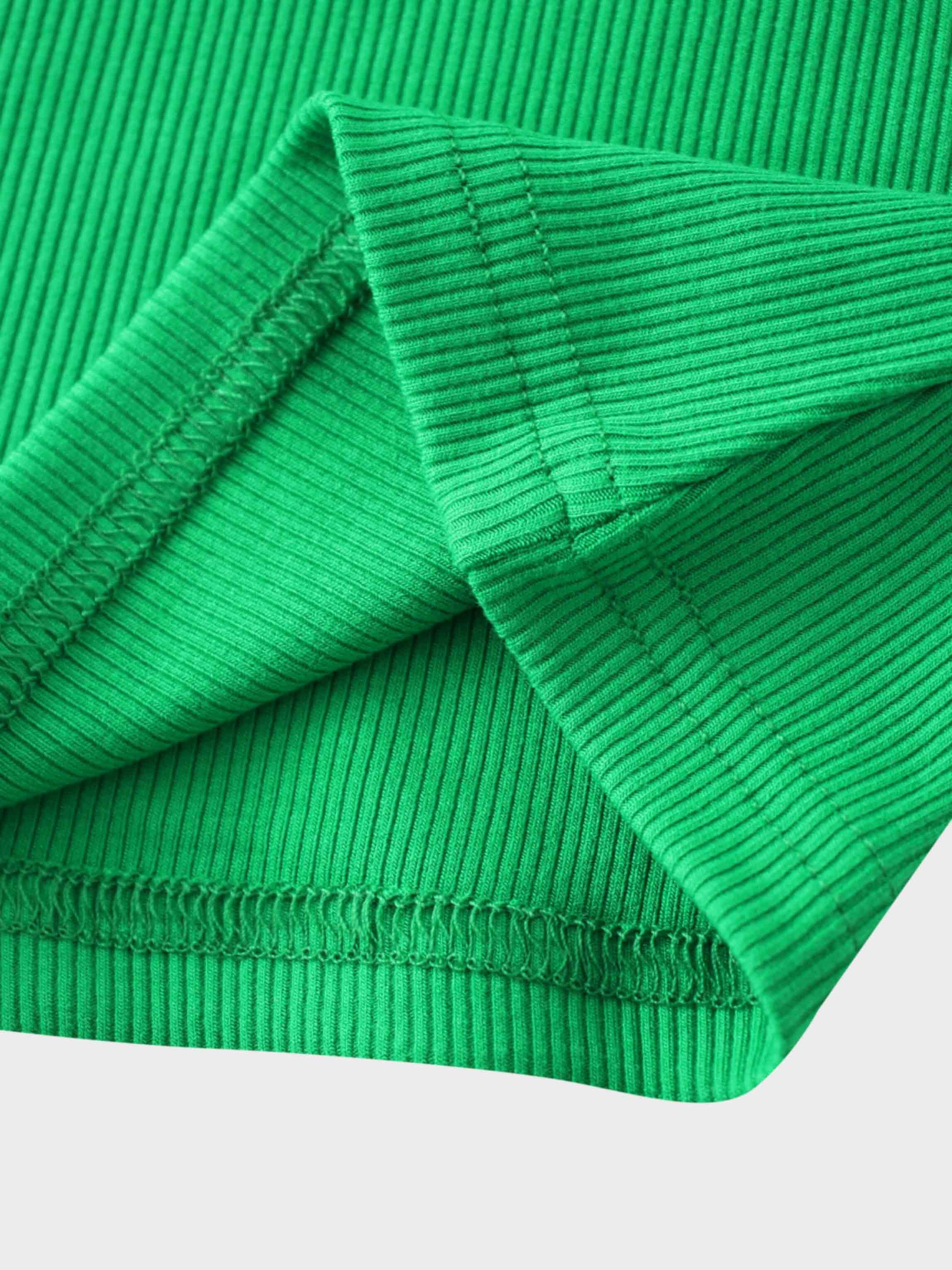 RIBBED HIGH V 3Q-MATCHA GREEN-4