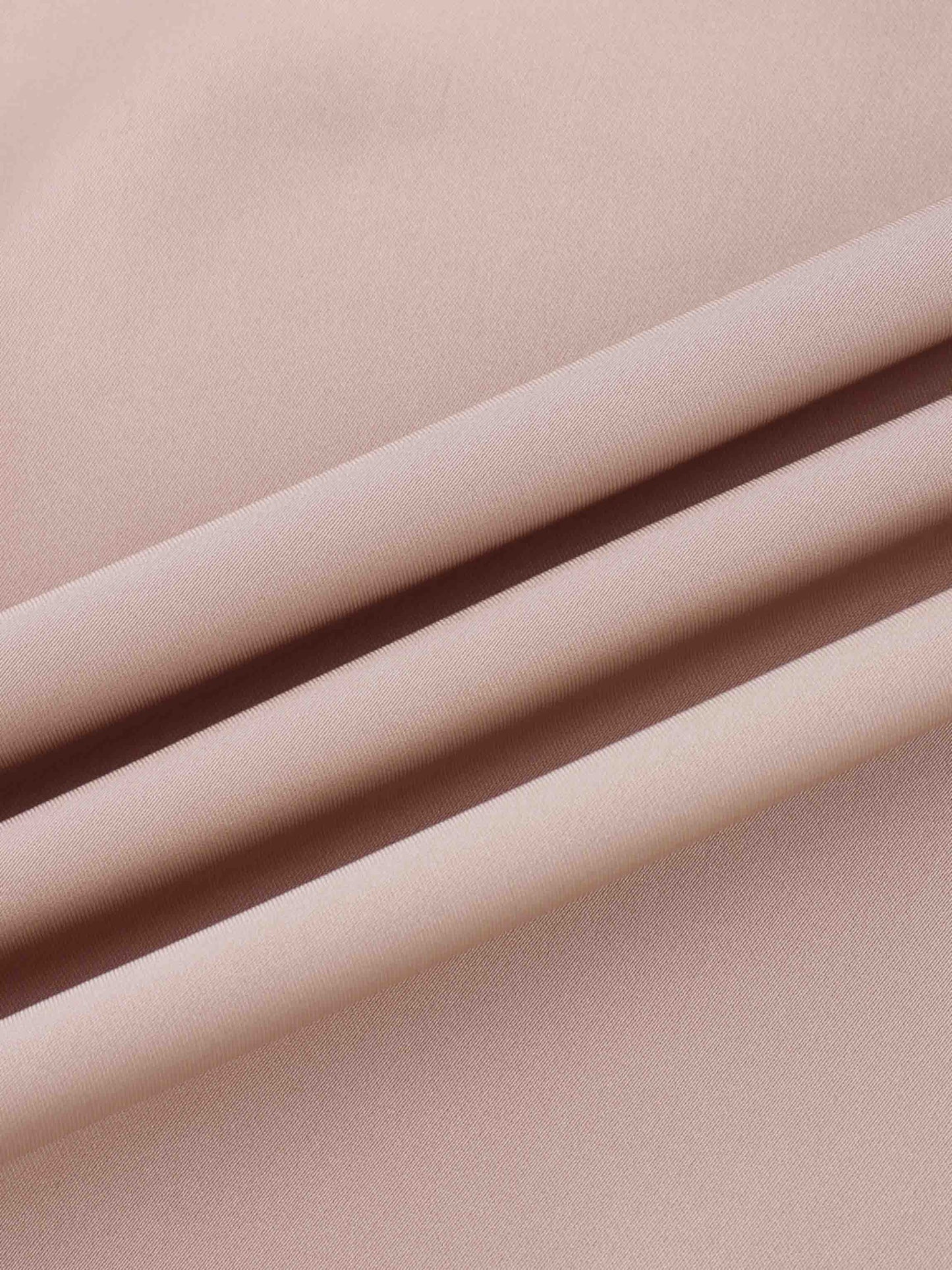 Solid Satin Slip Skirt-Natural-3