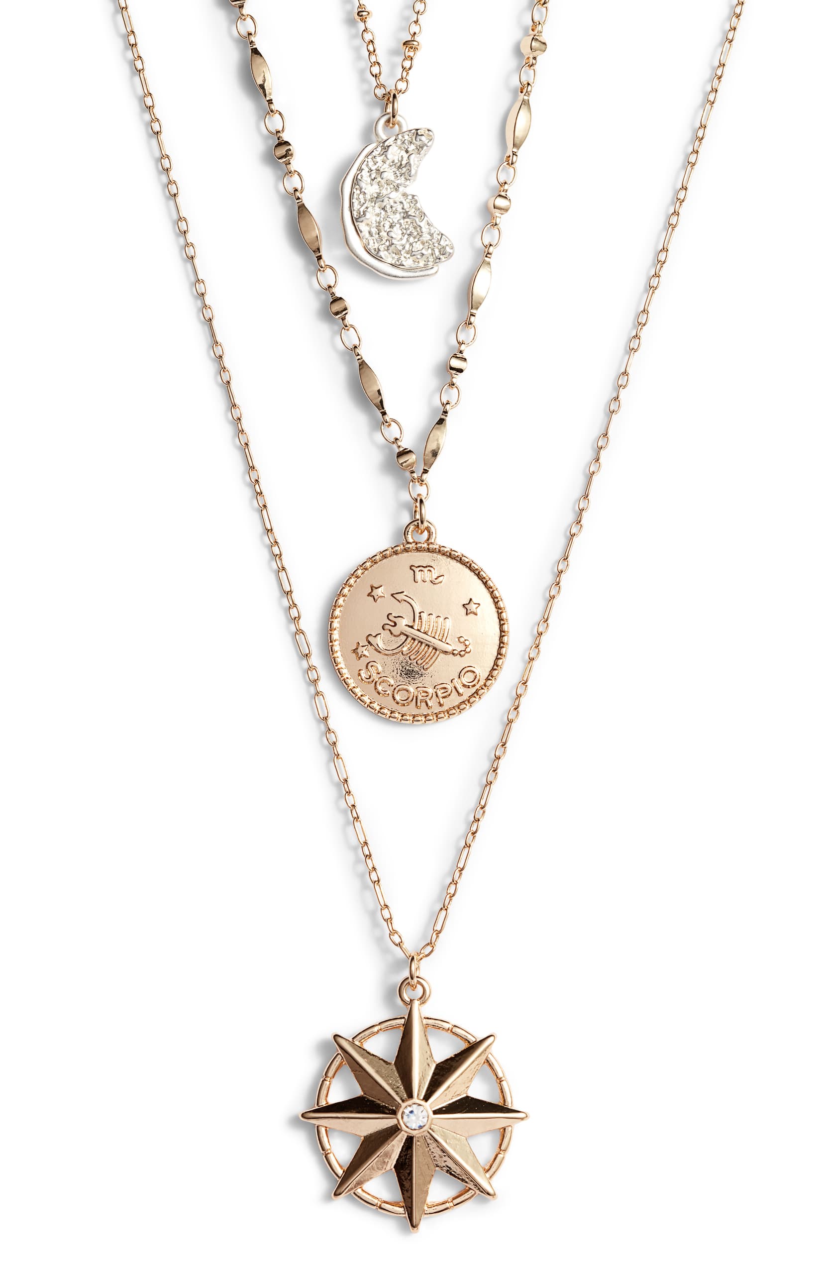Astrological Charm Necklace - Scorpio-0