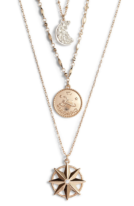 Astrological Charm Necklace - Scorpio-0