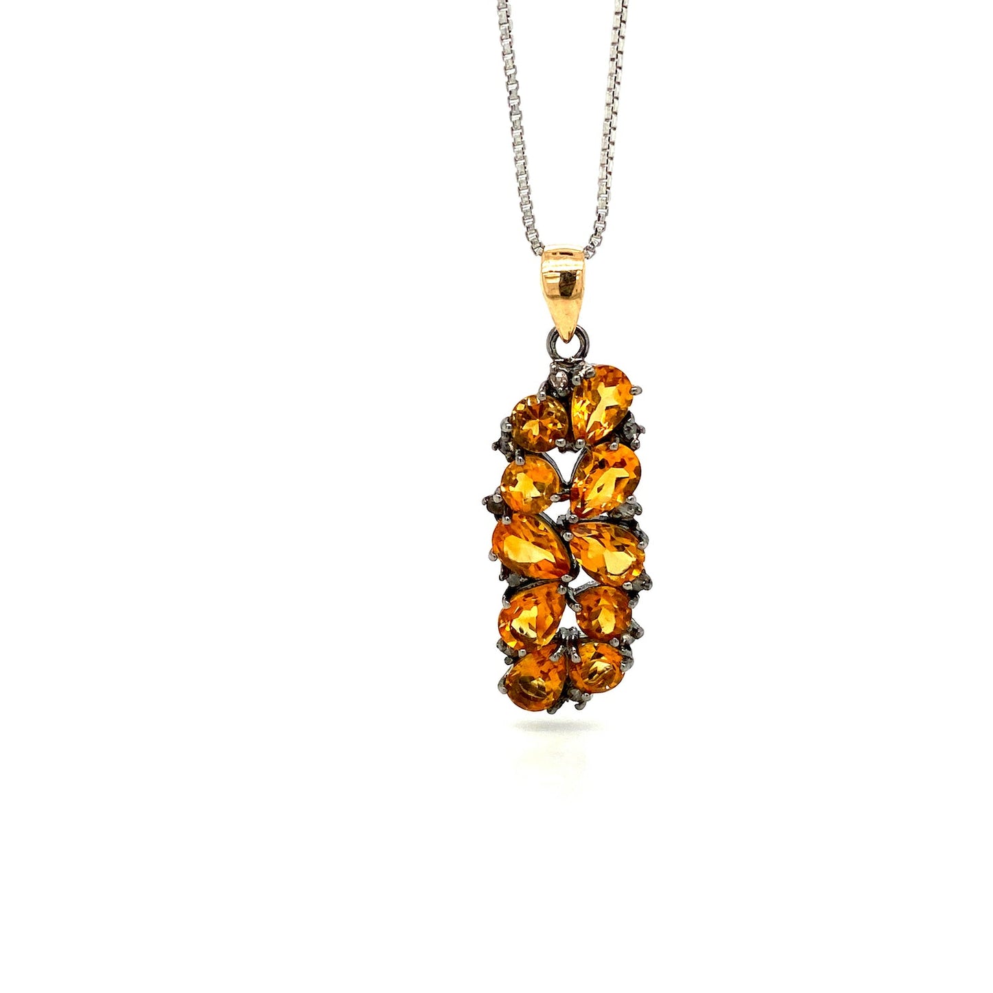 Citrine Jewellery Set in .925 Sterling Silver - KSS 6023