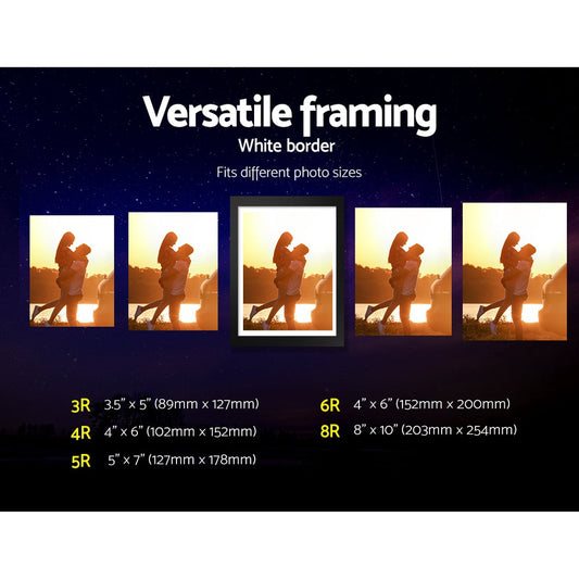 NNEDSZ 11 Photo Frame Wall Set Collage Picture Frames Home Decor Present Gift Black