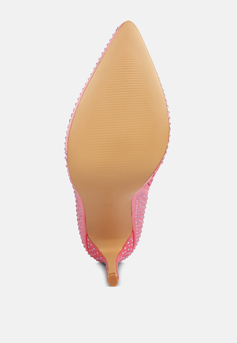 Pipette Diamante Set High Heeled Calf Boot-4