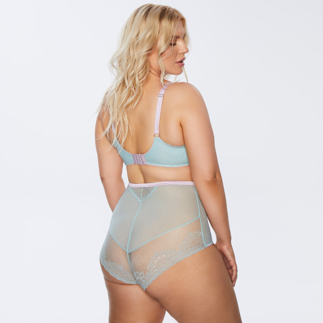 Sheer High Waist Tulle Brief Panty Kinga Pastellove-3
