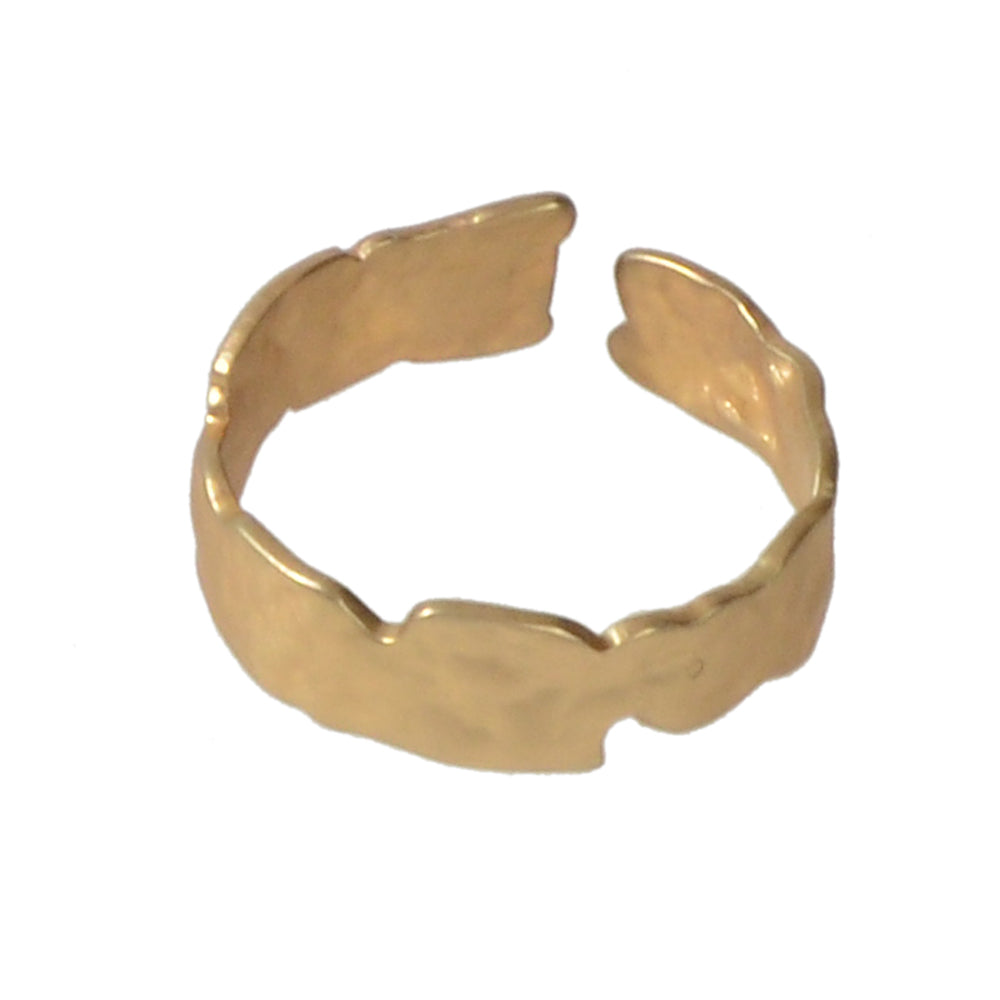 Classics Jewellery Gold Metal Minimalist Geometric Engagement Finger Ring Band