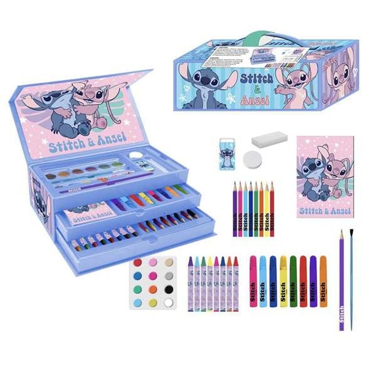Colouring Activity Box Stitch Blue-0