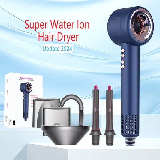 NNEOBA 2024 Professional Leafless Negative Ion Hair Dryer