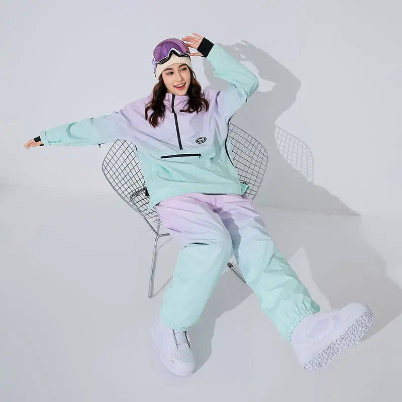 Waterproof Gradient Ski Suit – Warm Snowboard Suit