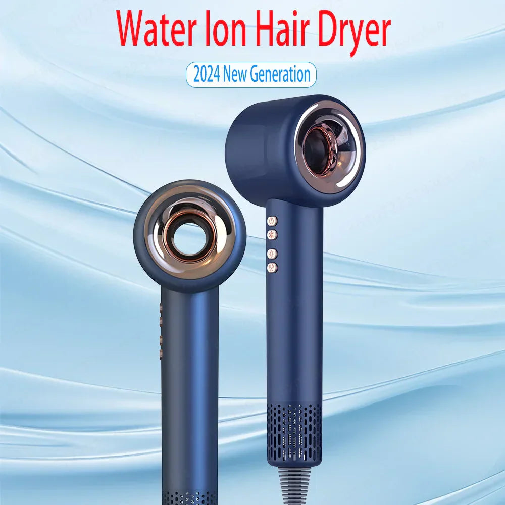NNEOBA 2024 Professional Leafless Negative Ion Hair Dryer