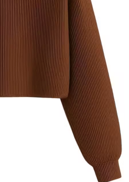 Korean Style T-shirt With Collar Style Cotton Blend Crop Top Comfy Trendy Girls Tops & Tunics