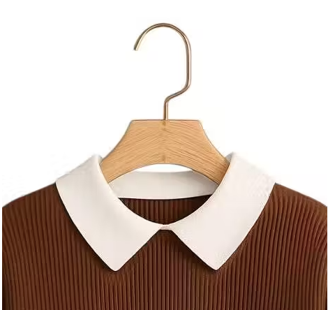 Korean Style T-shirt With Collar Style Cotton Blend Crop Top Comfy Trendy Girls Tops & Tunics