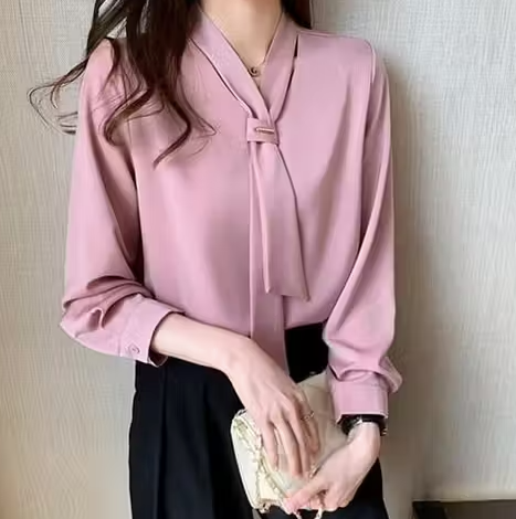 Top Pink Women's Shirt Strappy Classic Fit Top