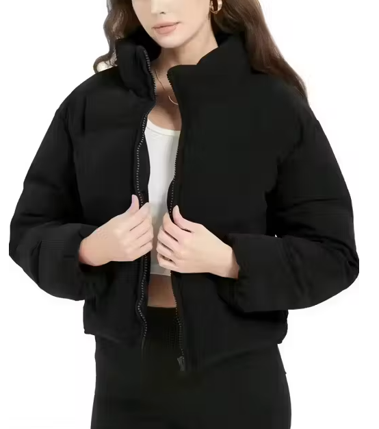 Women's High-Nek with Full Sleeve Puffer Jacket