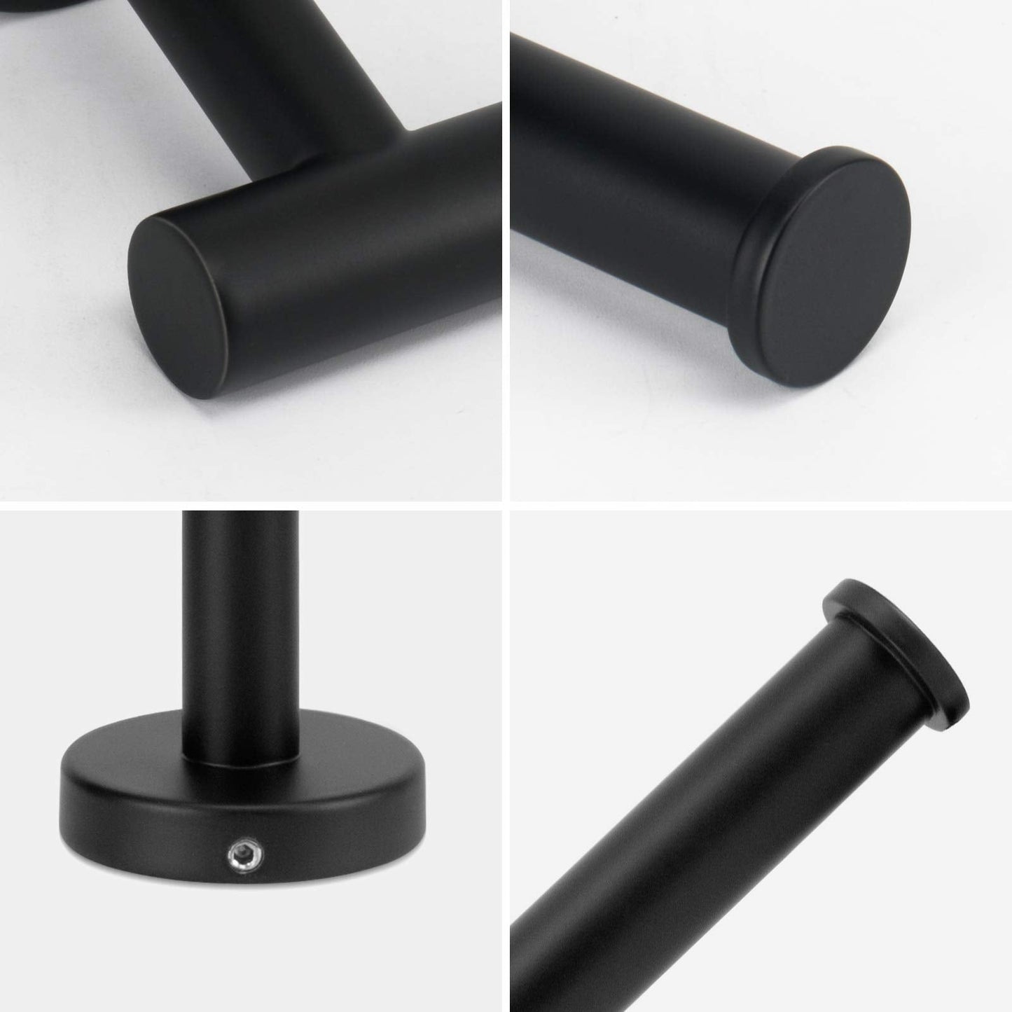 NNEDSZ Toilet Paper Holder Black Wall Mount Bathroom Paper Roll Holder Roll Holder 304