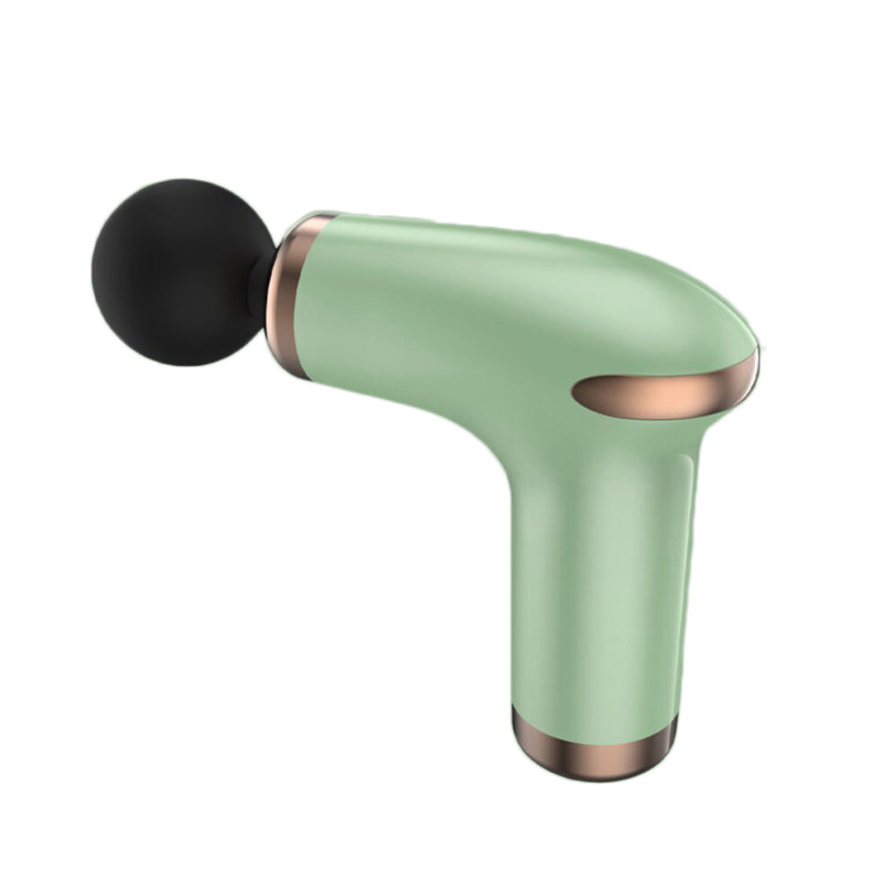 NNEDSZ Green Massage Gun - 6-Speed Deep Tissue Massager with 4 Professional Massage Heads