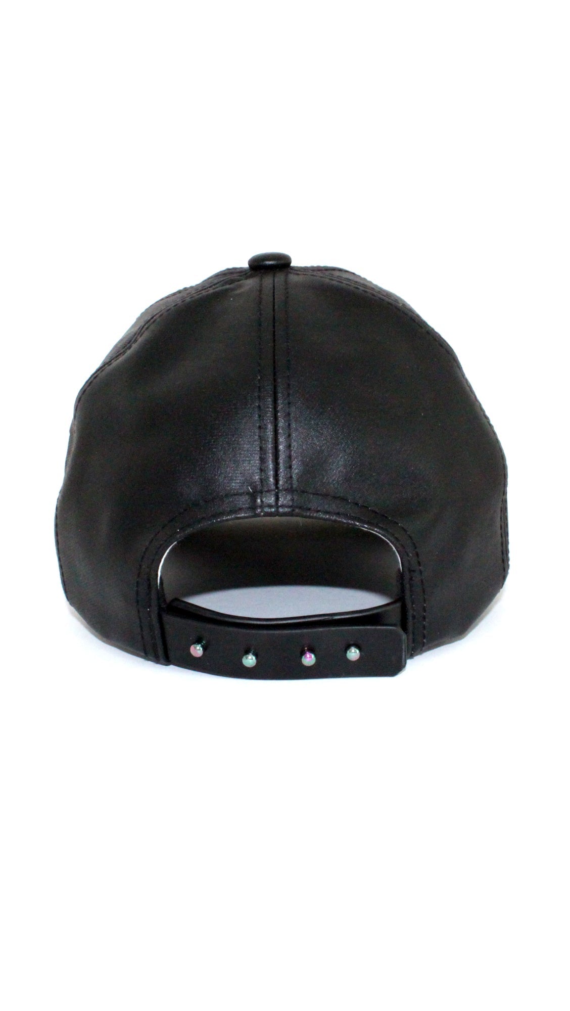 Waxed Baseball Cap - Black-2