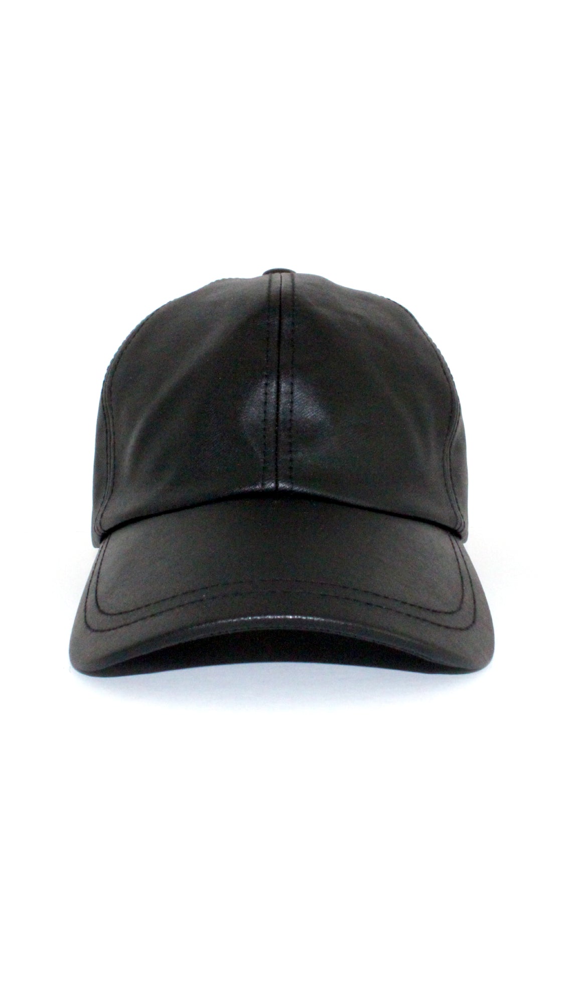 Waxed Baseball Cap - Black-1
