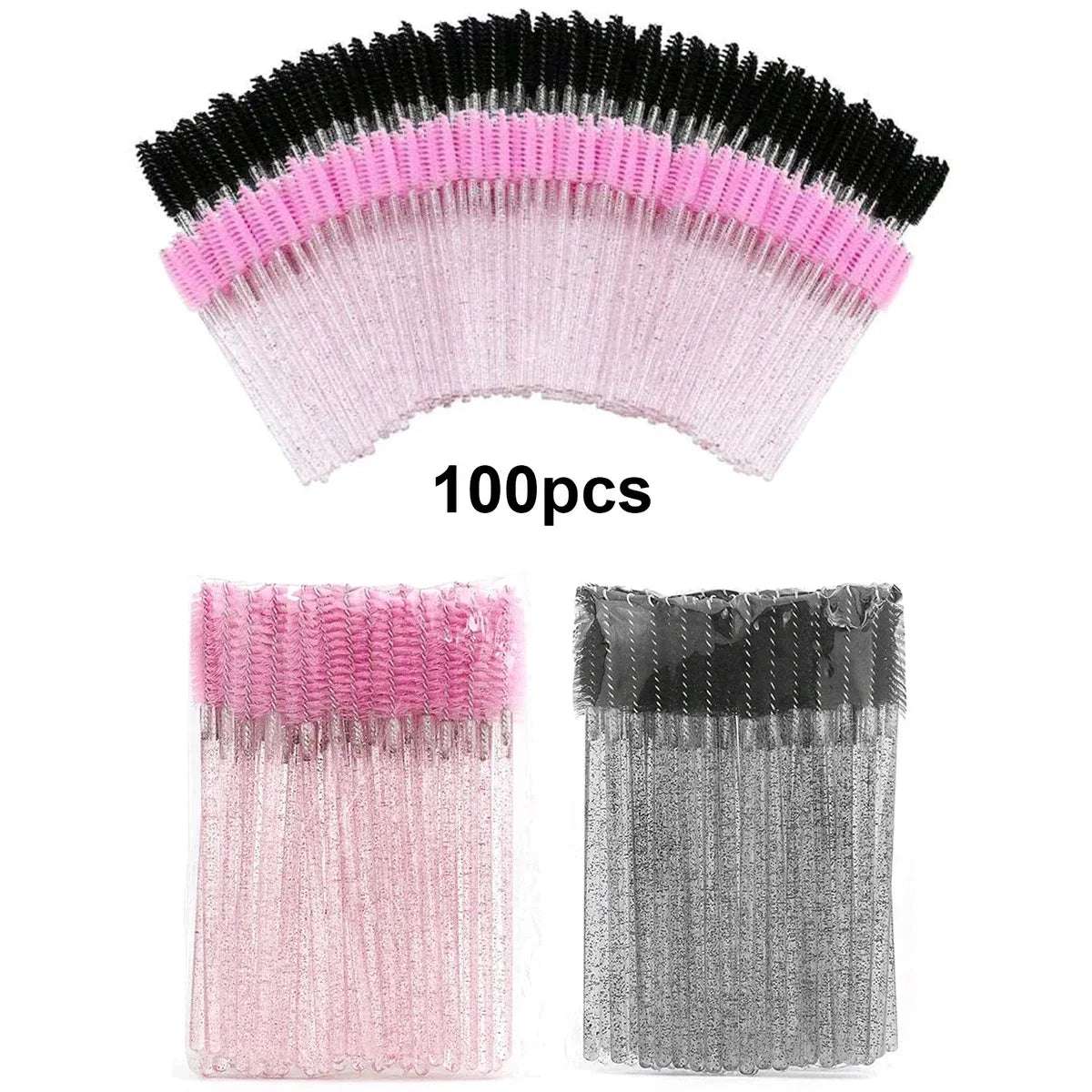 Wholesale 100PCS Disposable Mascara Spoolies