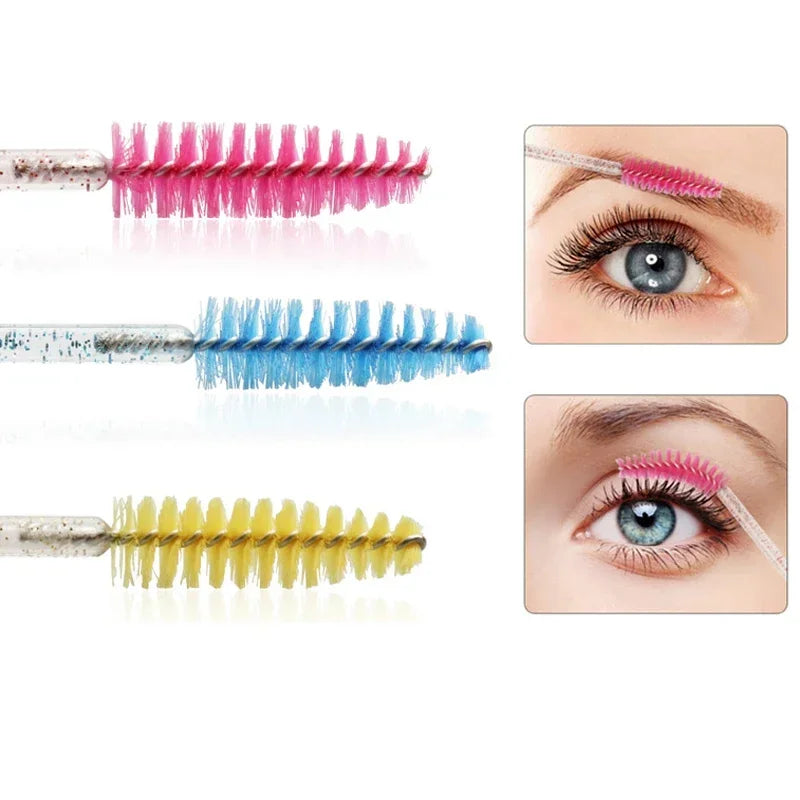 Wholesale 100PCS Disposable Mascara Spoolies