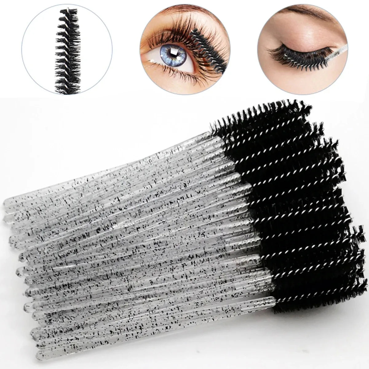 Wholesale 100PCS Disposable Mascara Spoolies
