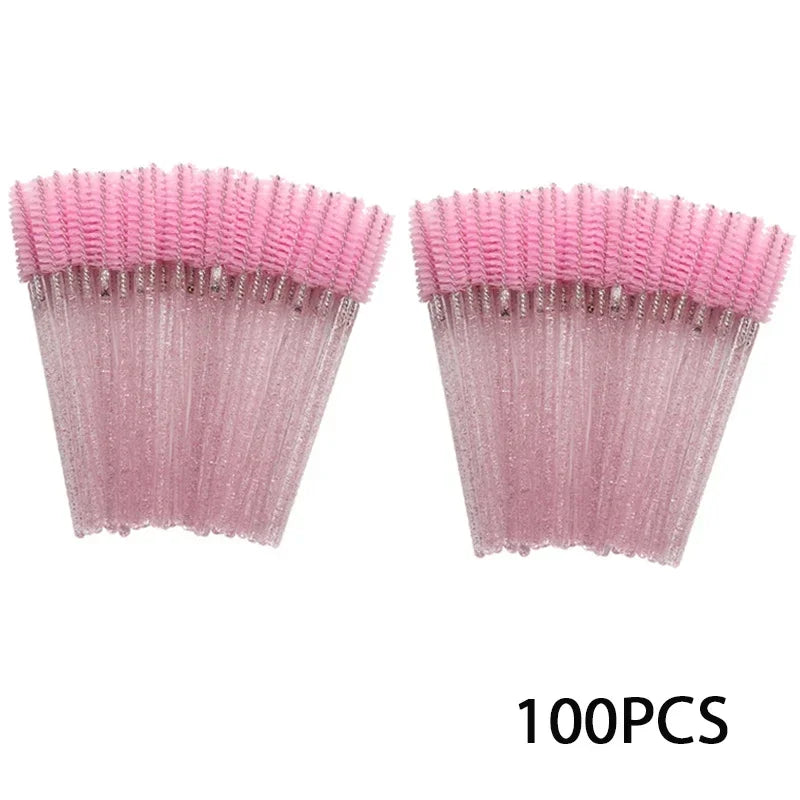 Wholesale 100PCS Disposable Mascara Spoolies