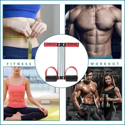 Double Spring Tummy Trimmer-Waist Trimmer-Abs Exerciser-Body Toner Ab Exerciser  (Multicolor, Red, Black)