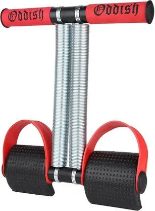 Double Spring Tummy Trimmer-Waist Trimmer-Abs Exerciser-Body Toner Ab Exerciser  (Multicolor, Red, Black)