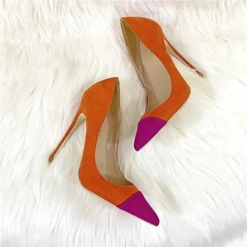 Cute Suede High Heels Stiletto Shoes