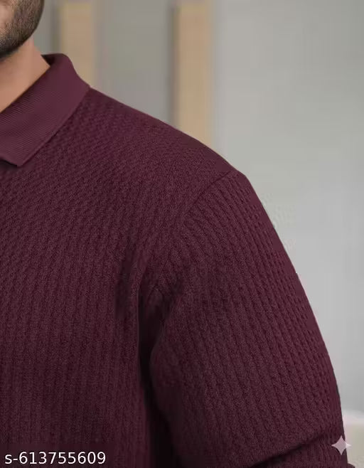 Men’s Stylish Cotton Blend Full Sleeve T-Shirt